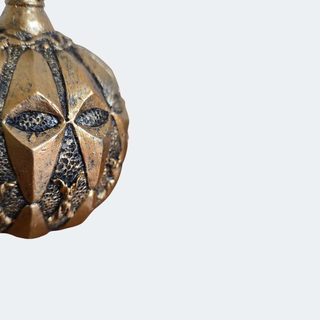 Christmas Vintage Gold Ornament Bauble