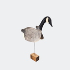 Pair of Folding Goose Decoys on Stands