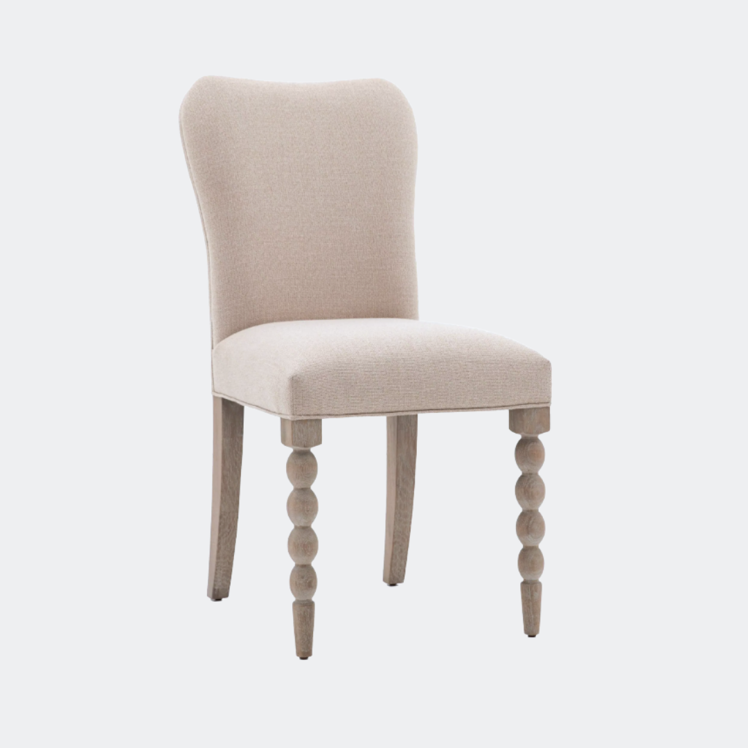 Upholstered Bobbin Dining Chair