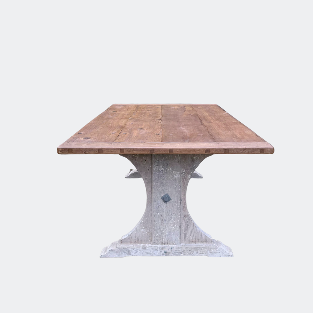 Antique Wide Top Farmhouse Dining Table - Country Living