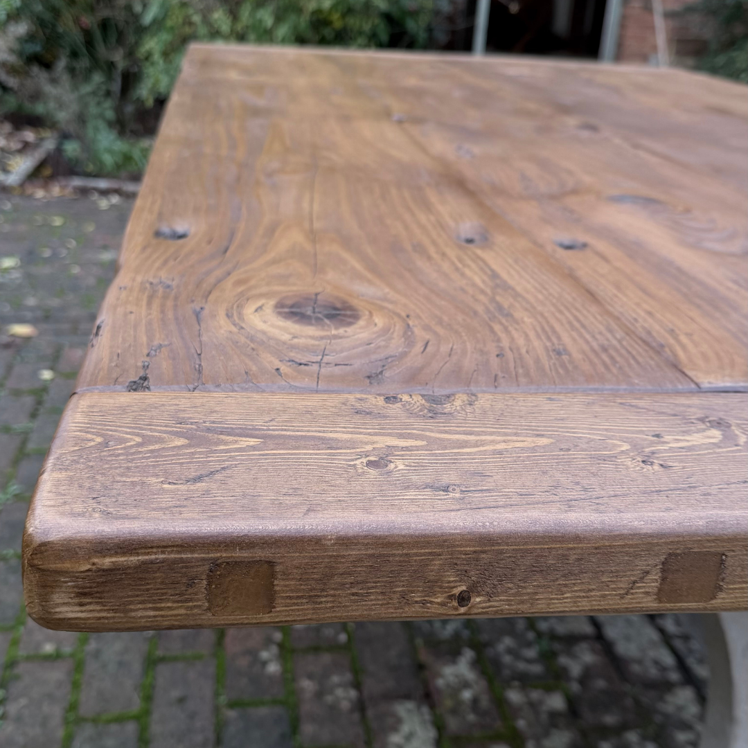 Antique Wide Top Farmhouse Dining Table - Country Living