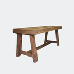 Reclaimed Oak Butcher Table | 11cm Thick Live Edge