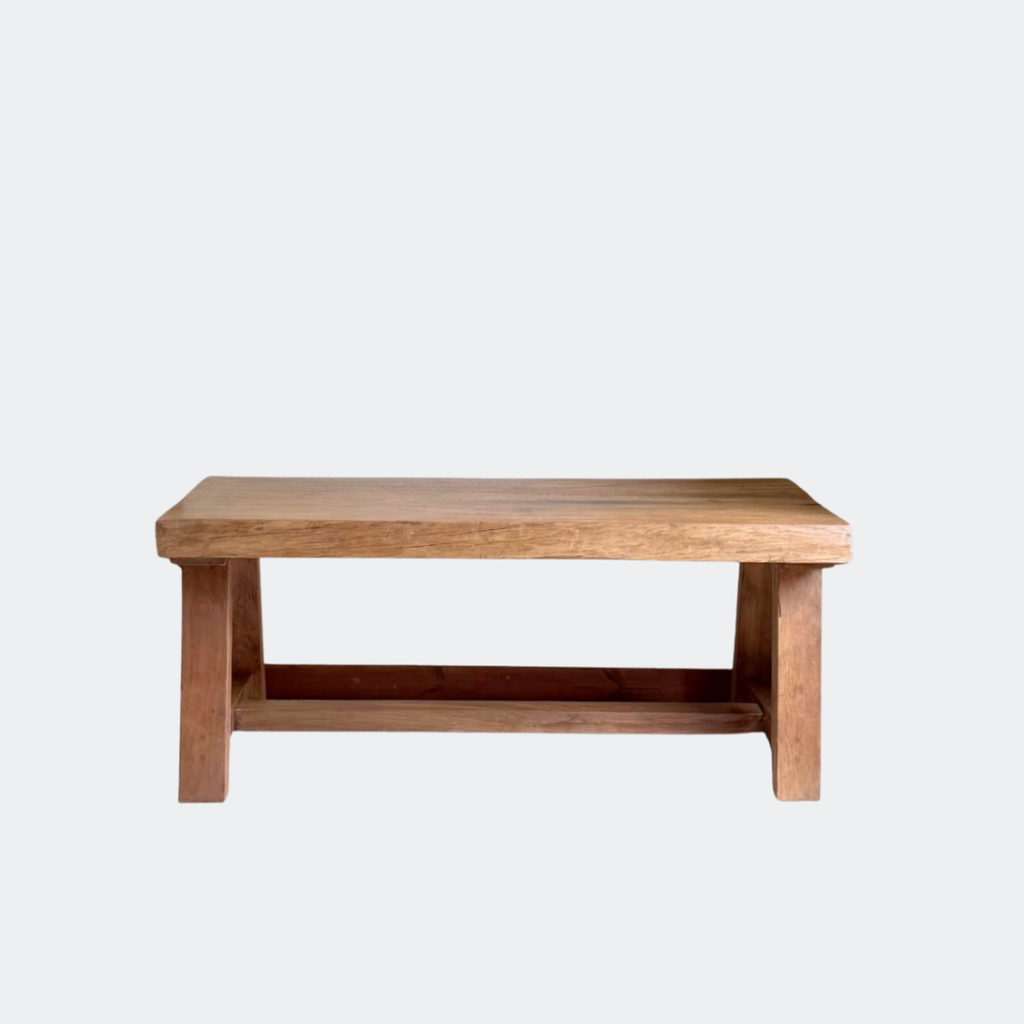 Reclaimed Oak Butcher Table | 11cm Thick Live Edge