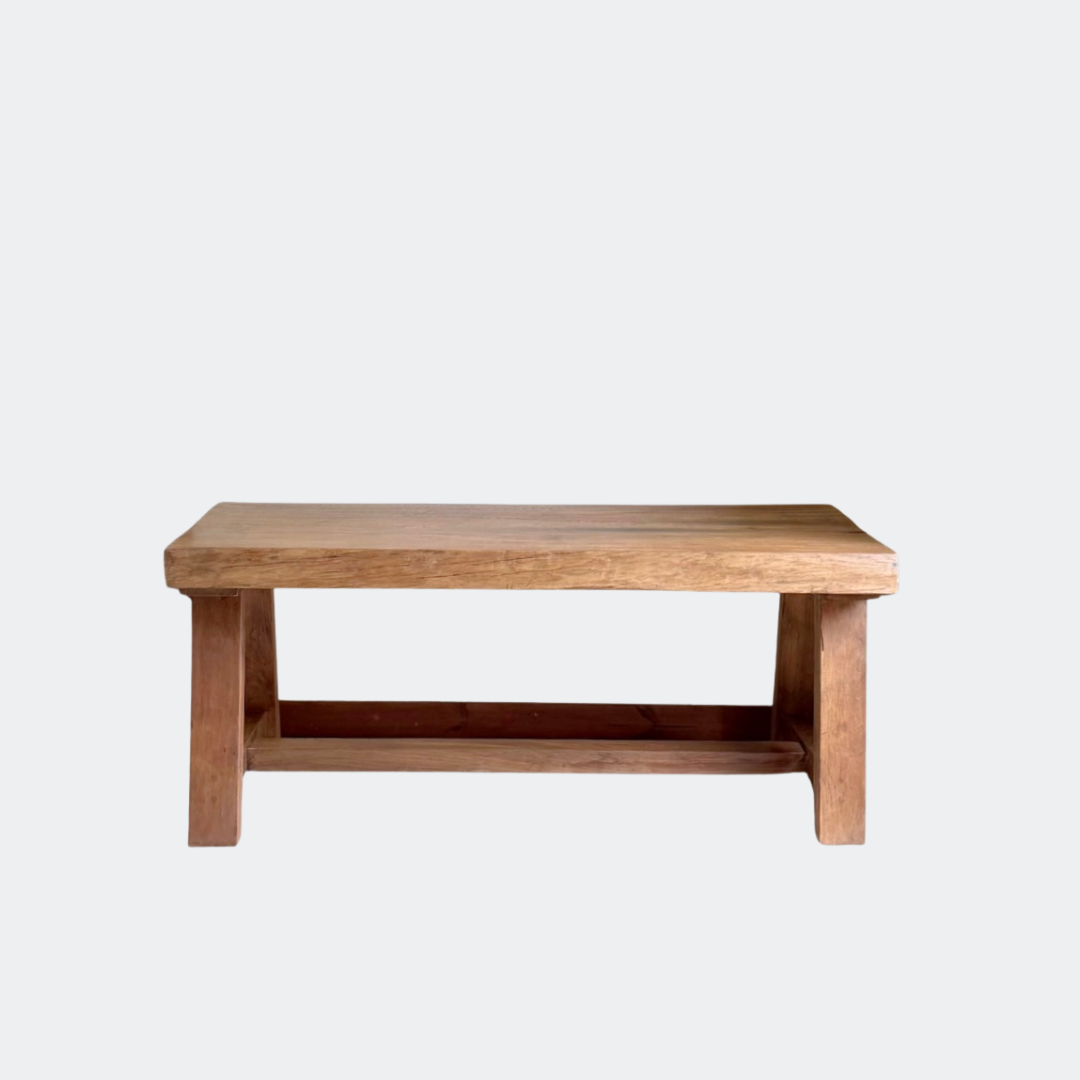 Reclaimed Oak Butcher Table | 11cm Thick Live Edge