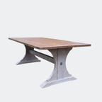 Antique Wide Top Farmhouse Dining Table - Country Living