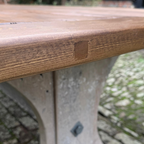 Antique Wide Top Farmhouse Dining Table - Country Living