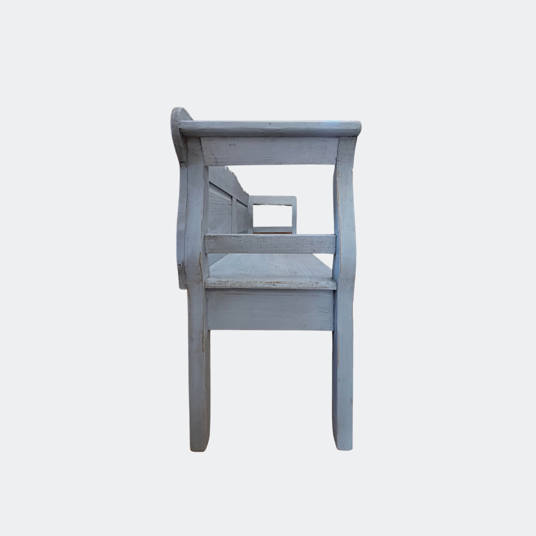 Rustic Grey Dutch Hallway Bench