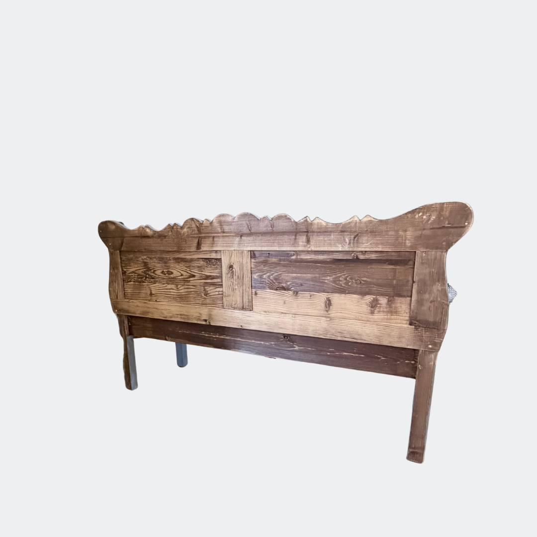 Rustic Grey Dutch Hallway Bench