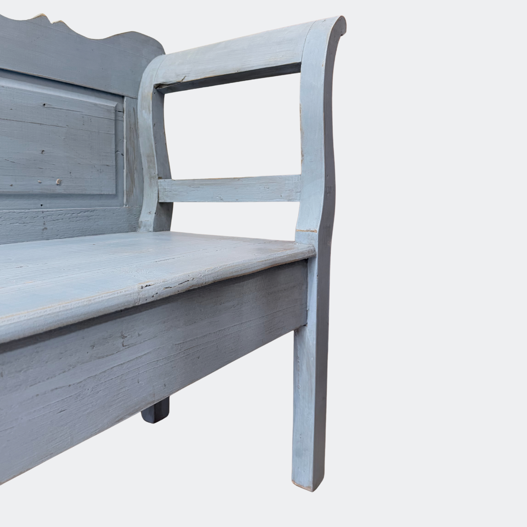Rustic Grey Dutch Hallway Bench