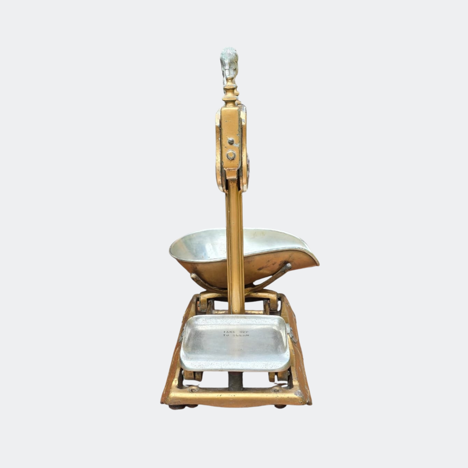 Antique Herbert & Sons Lion Grocer's Scale with Weights