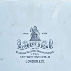 Antique Herbert & Sons Lion Butcher's Scale with Weights