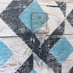 Hand-Painted Wooden Storage Box