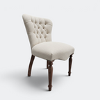 Herringbone Upholstered Dining Chair – UK Handmade