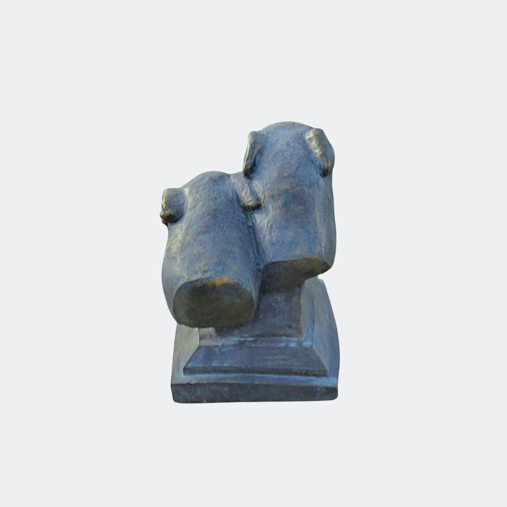 Greyhound Head Bust Statue