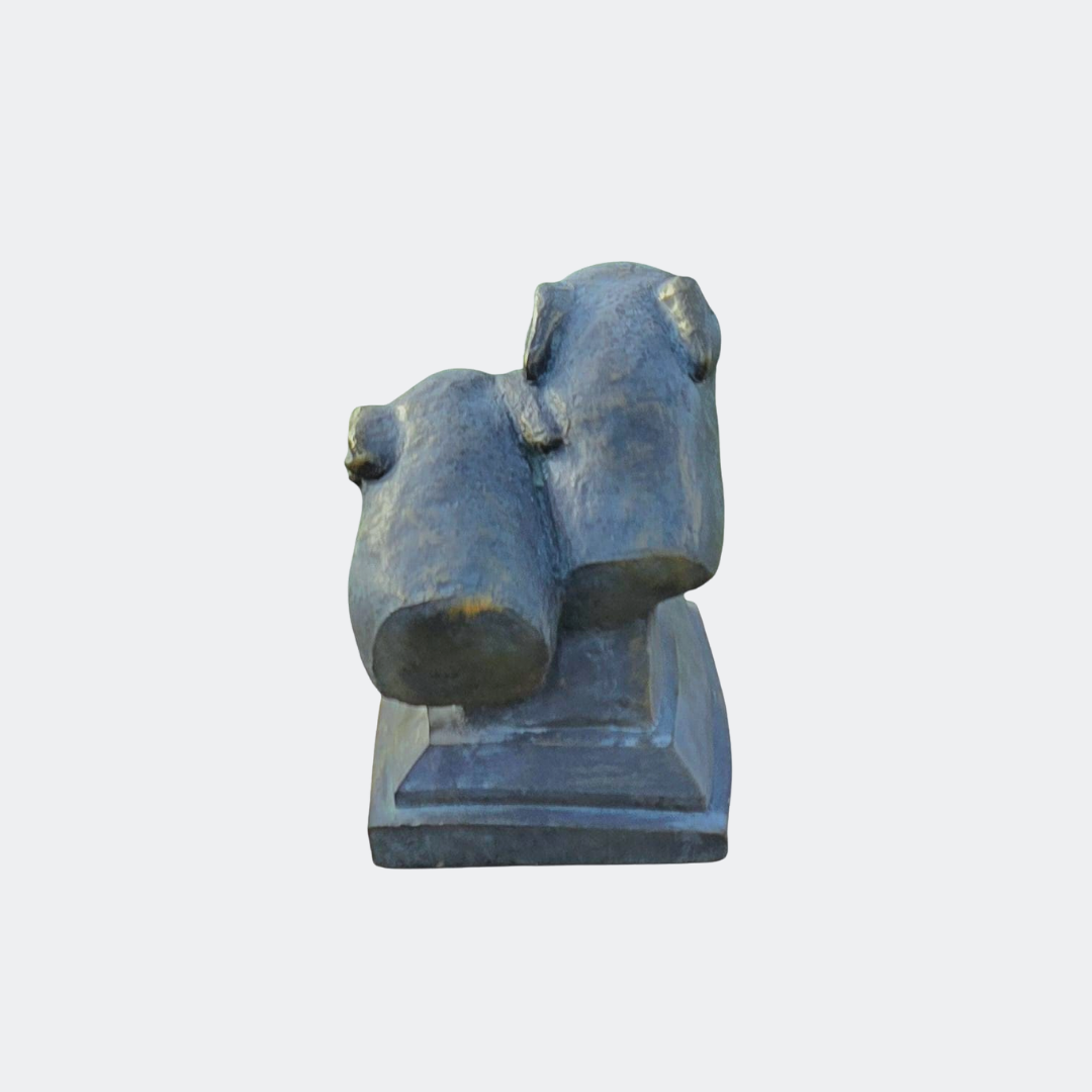 Greyhound Head Bust Statue