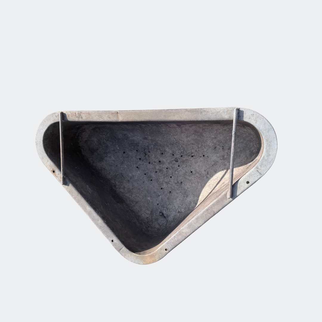 Antique Metal Garden Basin Planter