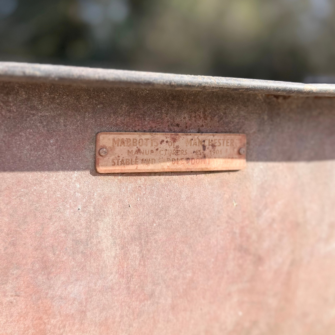 Antique Metal Garden Basin Planter