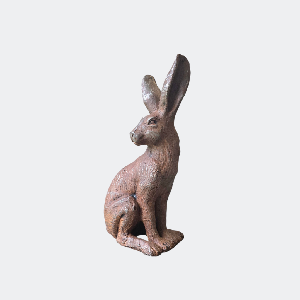 Cast Iron Hare Statue