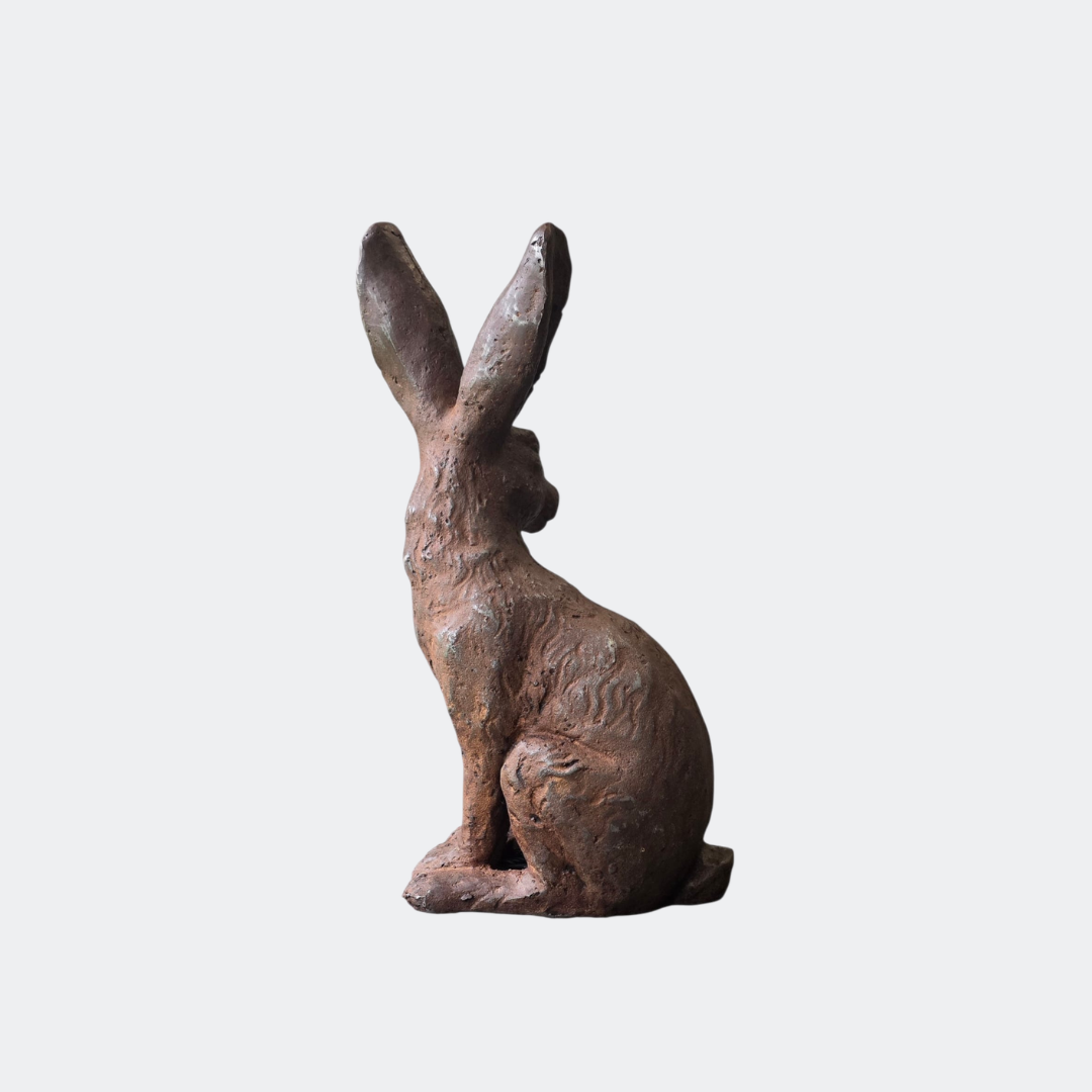 Cast Iron Hare Statue