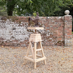 Cast Iron Rooster Sculpture