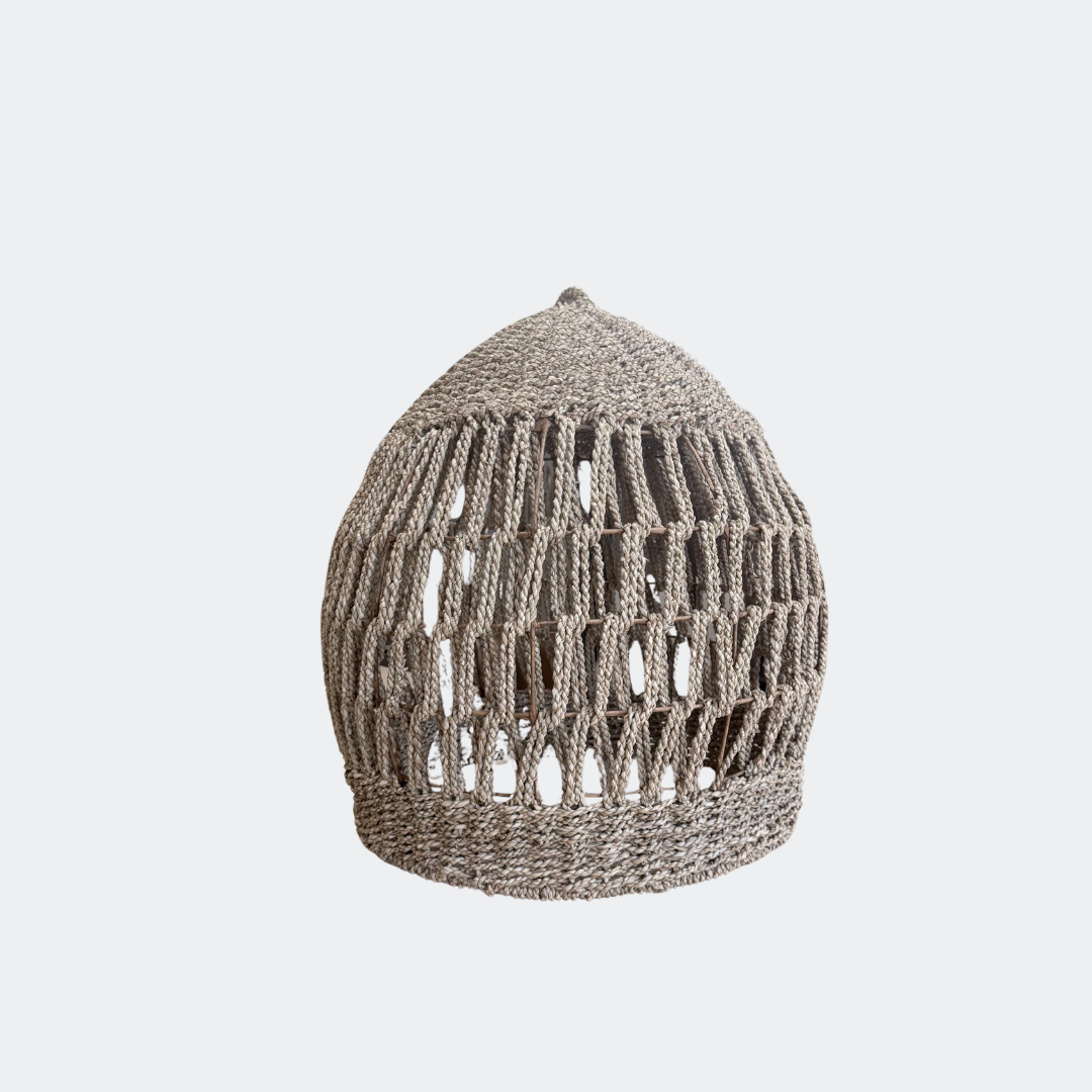Handwoven Natural Seagrass Lampshade