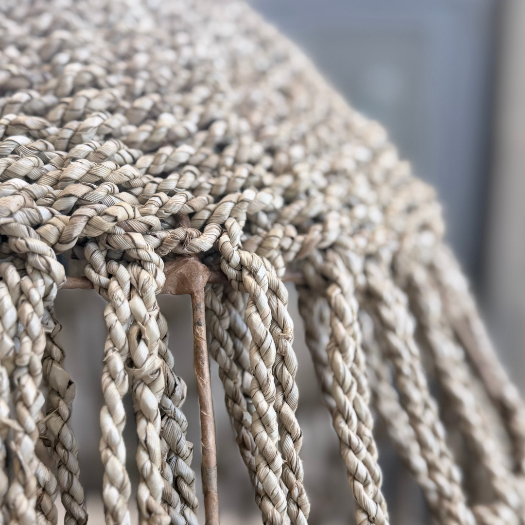 Handwoven Natural Seagrass Lampshade