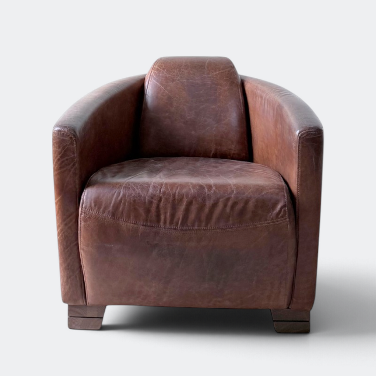 Leather Rocket Armchair