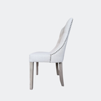 Petworth Oak Dining Chair in Natural Linen