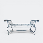 Wrought Iron Garden Bench