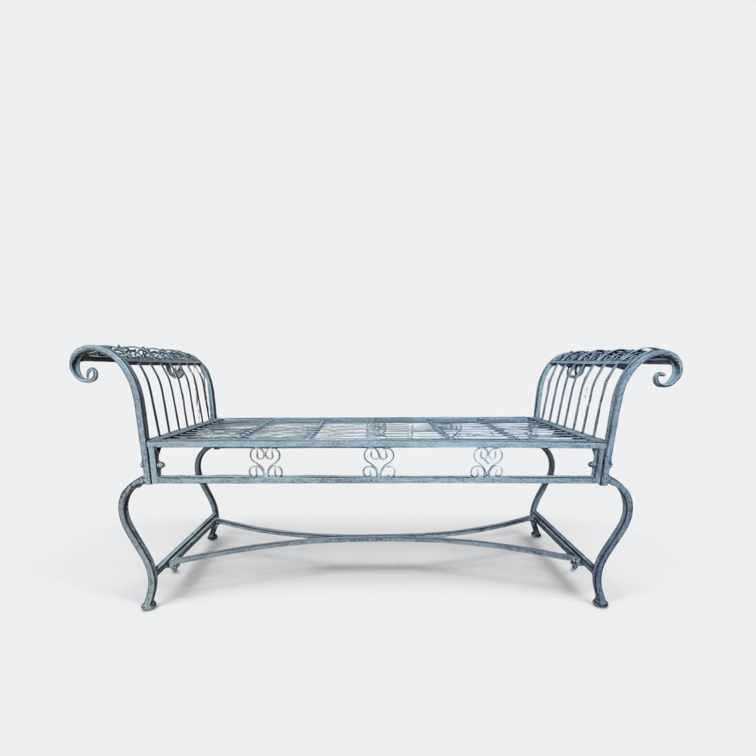 Wrought Iron Garden Bench
