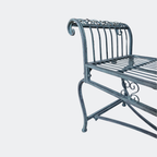 Wrought Iron Garden Bench