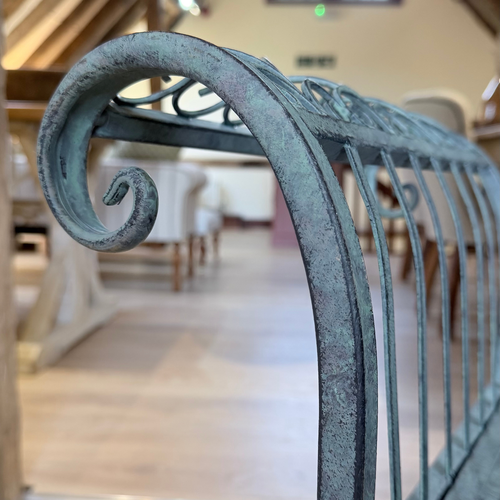 Wrought Iron Garden Bench