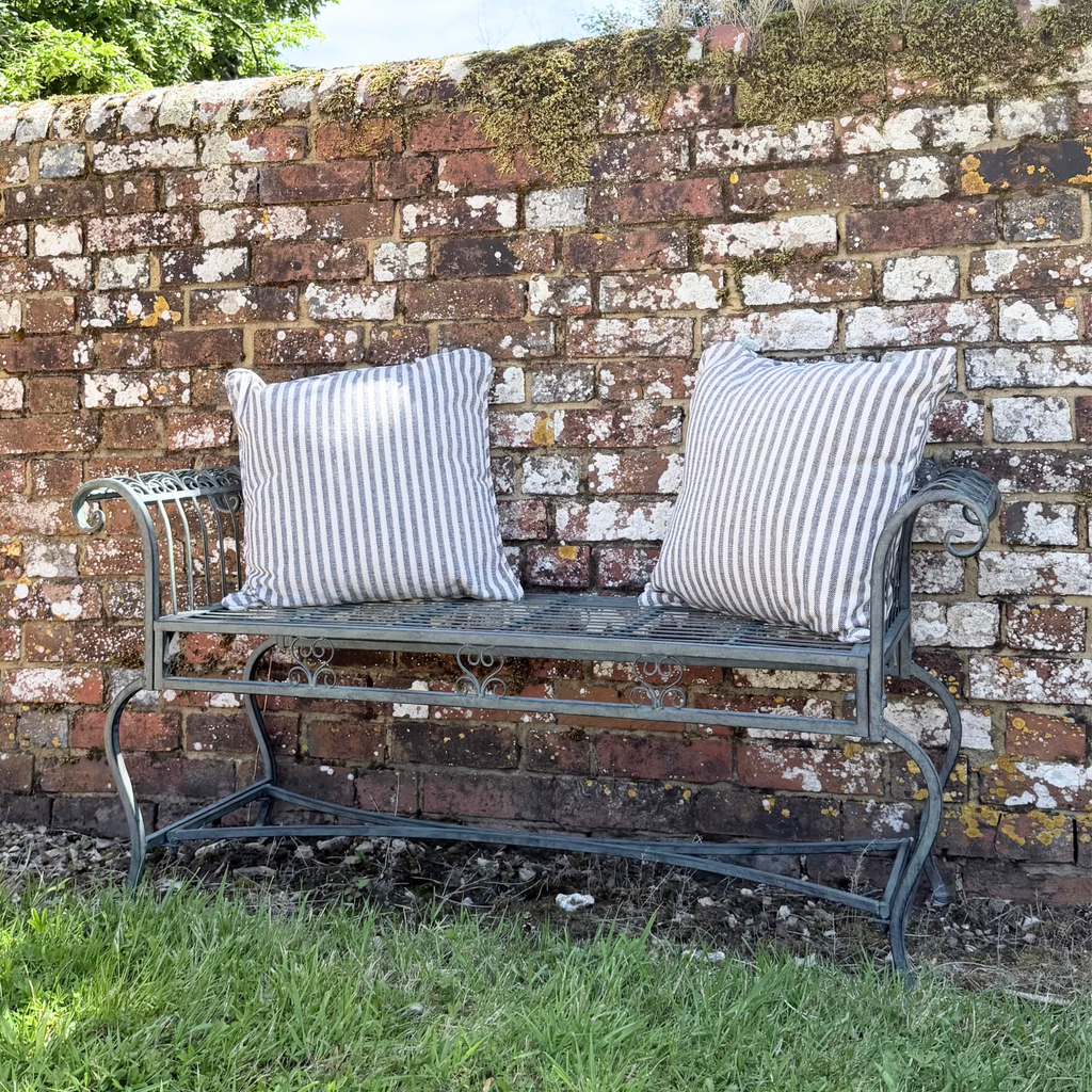 Wrought Iron Garden Bench