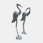 Pair of Large Metal Garden Cranes
