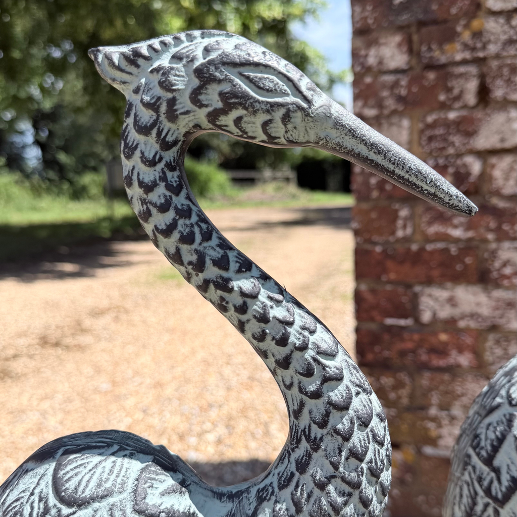 Pair of Large Metal Garden Cranes