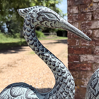 Pair of Large Metal Garden Cranes