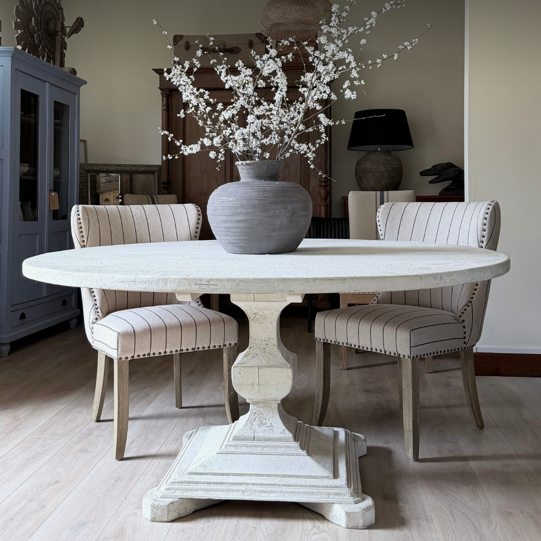 The Provence Pedestal Round Dining Table