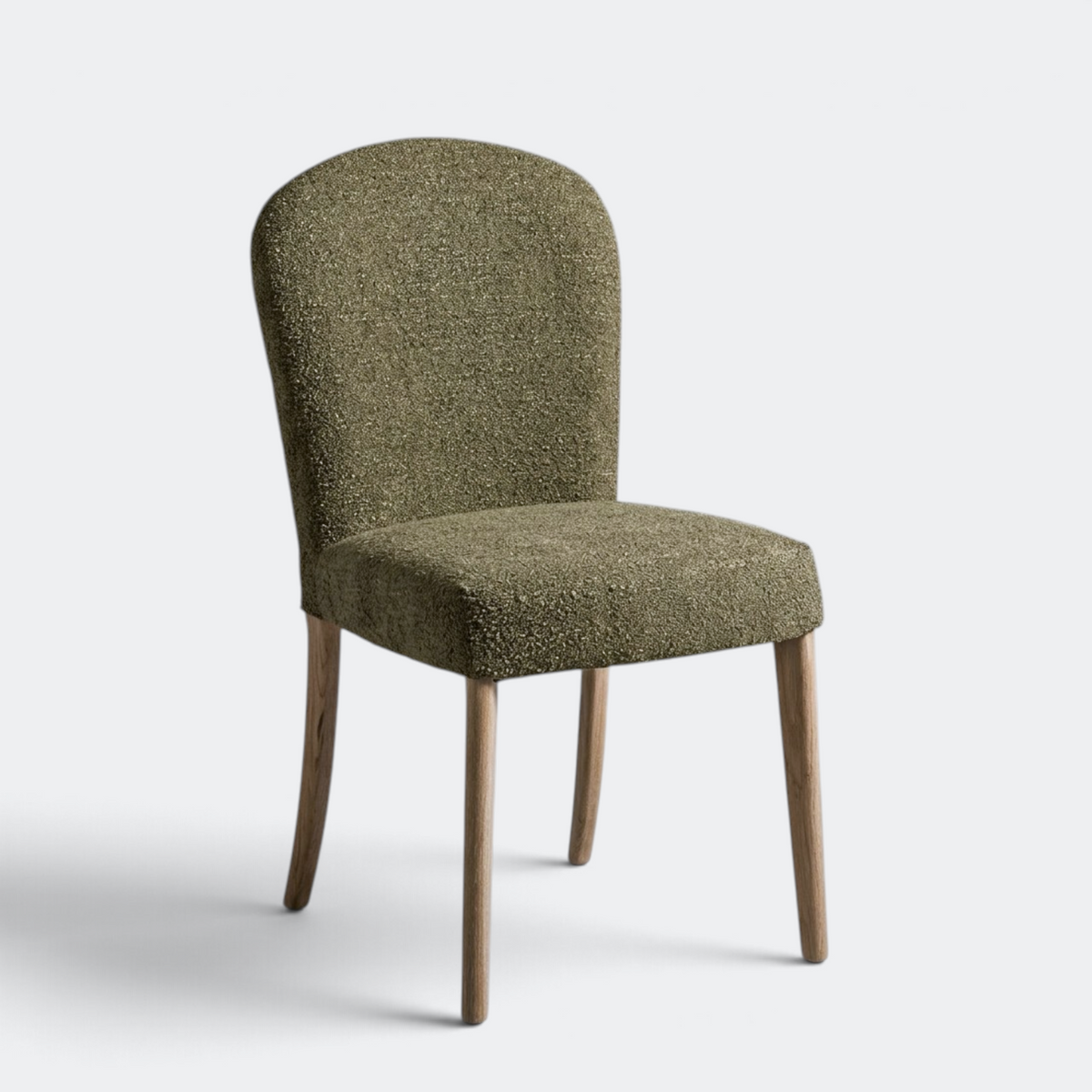 Upholstered Green Moss Dining Chair