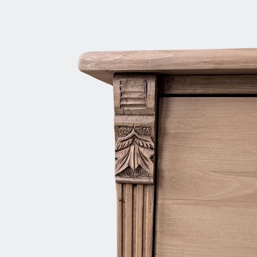 Natural Pine Chest of Drawers | 8-Drawer Farmhouse Storage Unit