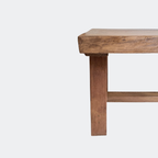 Reclaimed Oak Butcher Table | 11cm Thick Live Edge