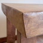 Reclaimed Oak Butcher Table | 11cm Thick Live Edge