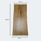 Reclaimed Oak Butcher Table | 11cm Thick Live Edge