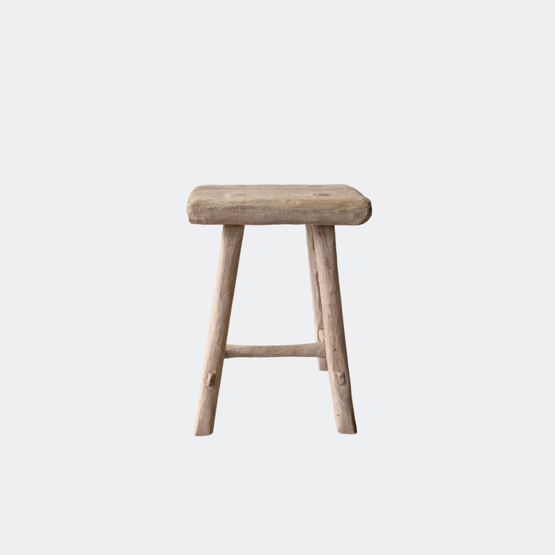 Handmade Oak Rustic Stool