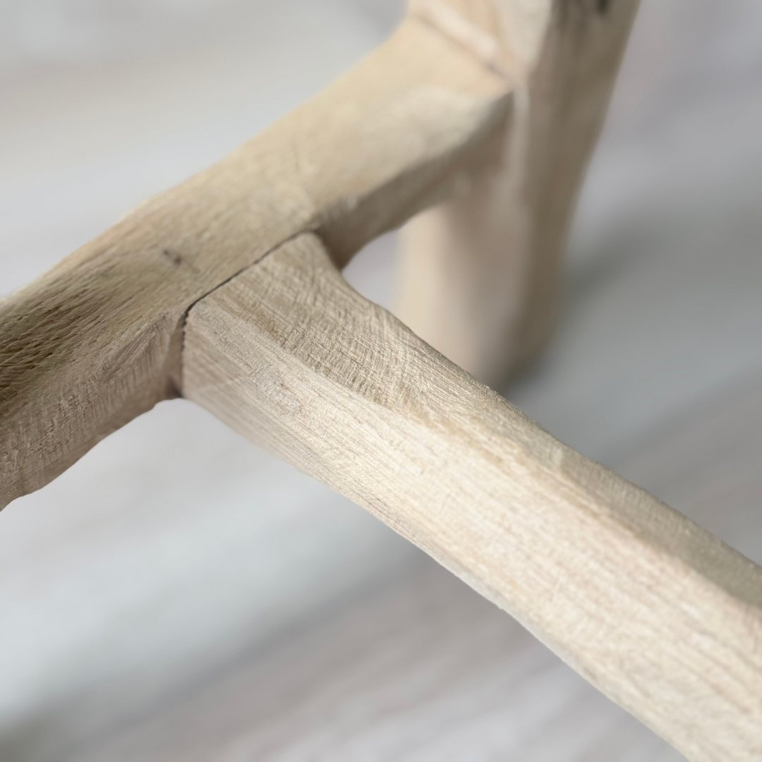 Handmade Oak Rustic Stool