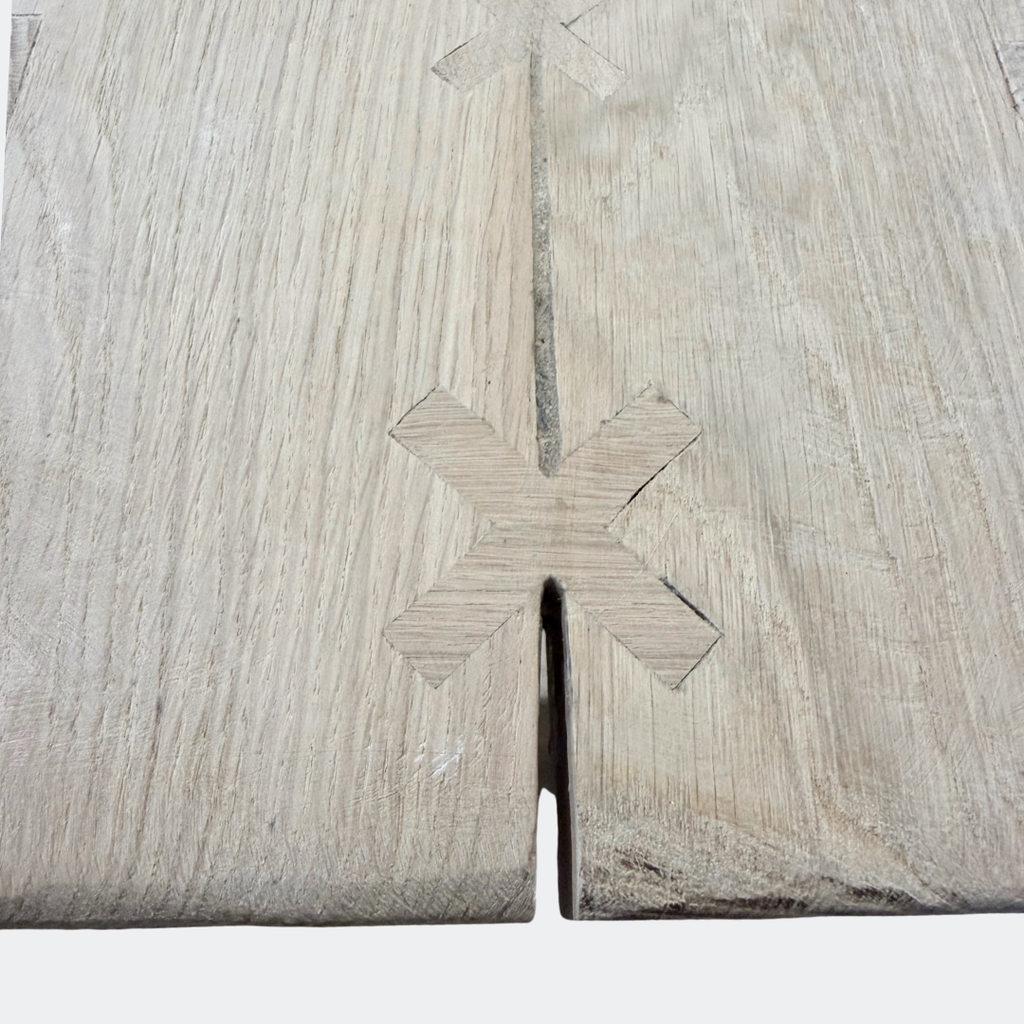 Handmade Bleached Oak Console Table