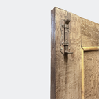 Vintage Solid Oak Wardrobe with Drawers