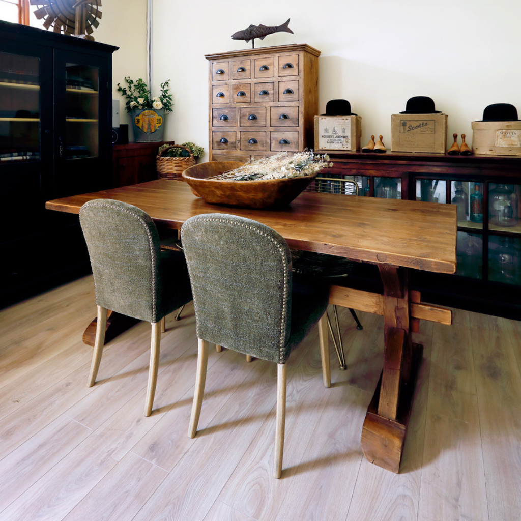 Upholstered Green Moss Dining Chair