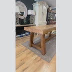 Butchers Block French Rustic Table in Solid Oak