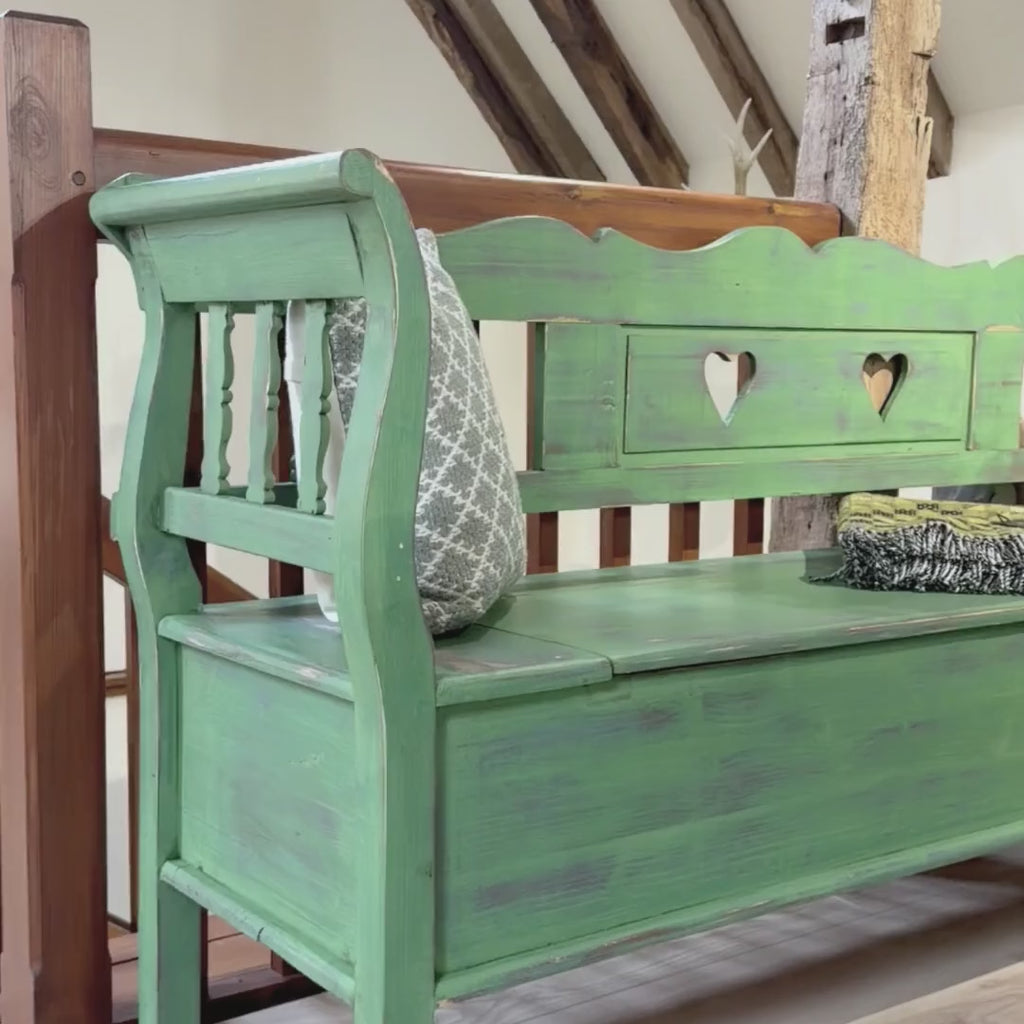 Dutch Monks Bench (Settle Bench) with Storage