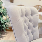 Herringbone Upholstered Dining Chair – UK Handmade